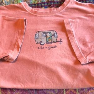 Life is good camper shirt!